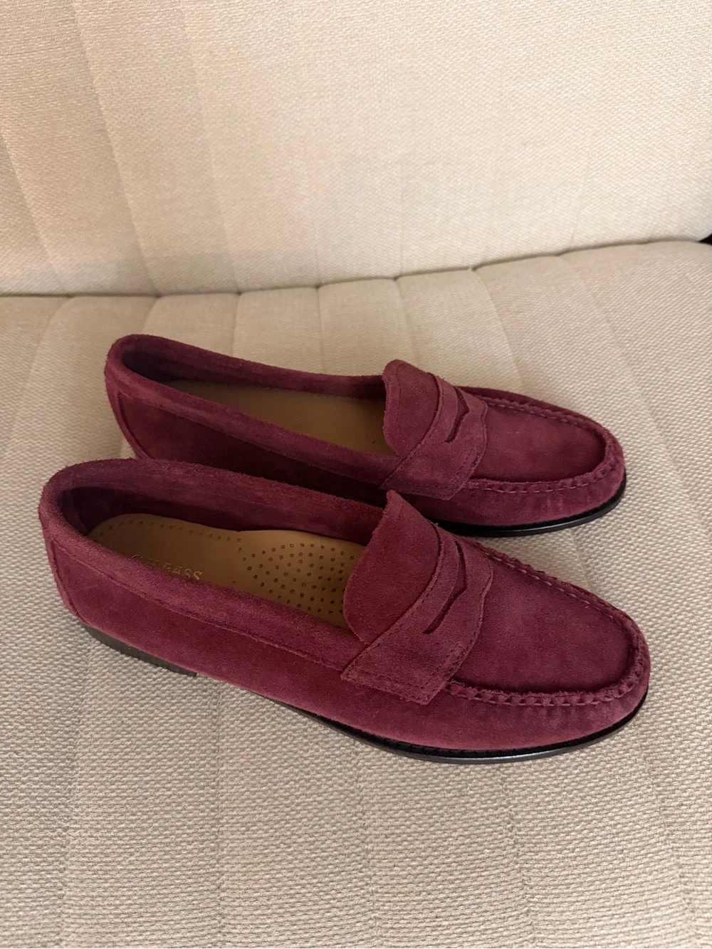 GH Bass Weejuns penny loafers in chocolate brown